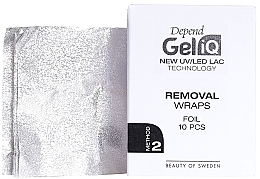 Düfte, Parfümerie und Kosmetik Folie zum Entfernen von Gellack - Depend Gel iQ Removal Wraps Folie Method 2