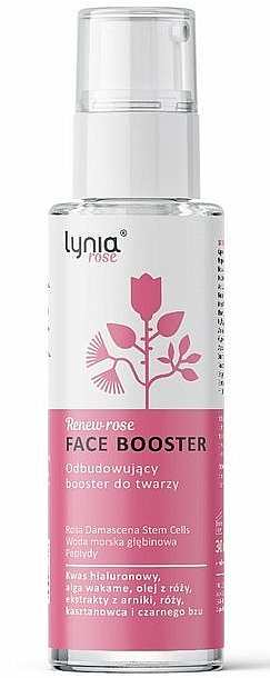 Regenerierender Gesichtsbooster mit Rose - Lynia Renew Rose Face Booster — Bild N1