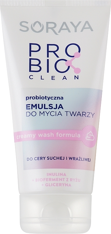 Gesichtswaschemulsion für trockene und empfindliche Haut - Soraya Probio Clean — Bild N1