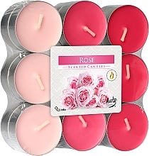 Teekerzen Rose 18 St. - Bispol Rose Scented Candles — Bild N1