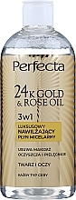 Düfte, Parfümerie und Kosmetik Mizellenflüssigkeit für das Gesicht - Perfecta 24k Gold & Rose Oil 