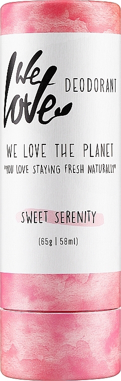 Deostick mit Duft von Rosenöl mit Honig und milden Kräutern - We Love The Planet Sweet Serenity Deodorant Stick — Bild N1