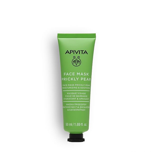 Gesichtsmaske mit Feigenkaktus - Apivita Face Mask Prickly Pear Moisturizing & Soothing — Bild N1