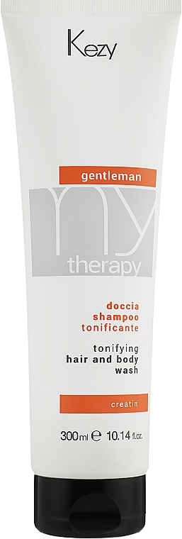 Shampoo-Duschgel für Männer mit Kreatin - Kezy Gentelman MyTherapy Tonifying Hair And Body Wash — Bild N1