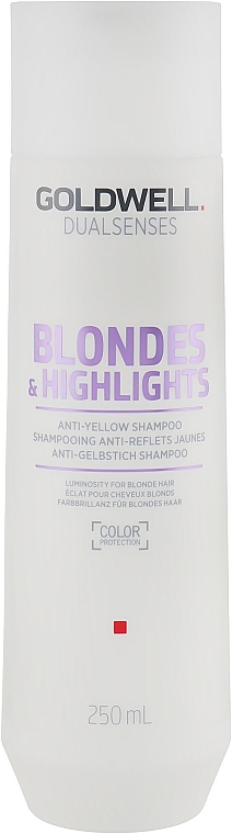 Anti-Gelbstich Shampoo für blondes und gesträhntes Haar - Goldwell Dualsenses Blondes & Highlights Anti-Yellow Shampoo — Foto N2