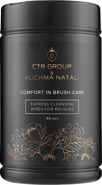 Reinigungstücher für Kosmetikpinsel 60 St. - CTR Comfort In Brush Care — Bild N1