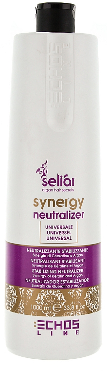 Neutralisator mit Keratin und Argan - Echosline Seliar Synergy Neutralizer — Bild N1