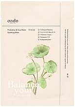 Düfte, Parfümerie und Kosmetik Beruhigende Gesichtsmaske - Ondo Beauty 36.5 Probiotics & Cica Water Soothing Mask