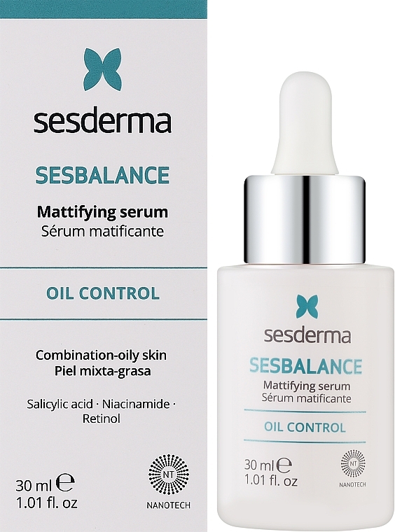 Gesichtsserum - SesDerma Laboratories Sesbalance Mattifying Serum — Bild N2