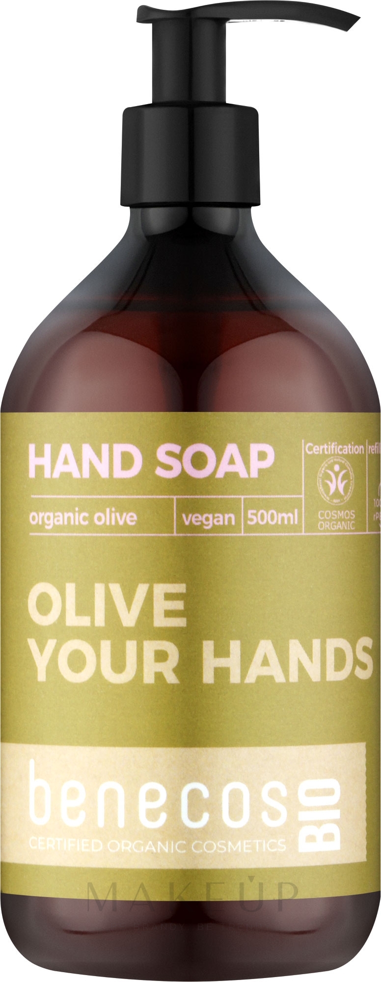 Handseife - Benecos Hand Soap Organic Olive Oil — Bild 500 ml