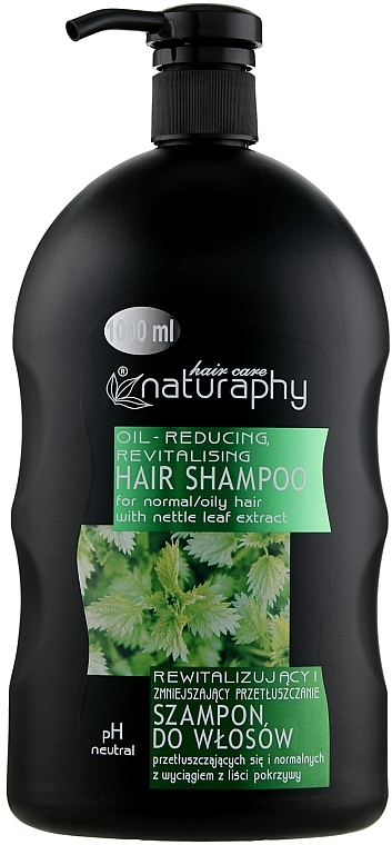 Revitalisierendes und seboregulierendes Shampoo mit Brennnesselextrakt für normales und fettiges Haar - Bluxcosmetic Naturaphy — Bild N3