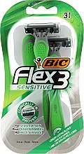 Düfte, Parfümerie und Kosmetik Männerrasierer für empfindliche Haut - Bic Flex 3 Sensitive