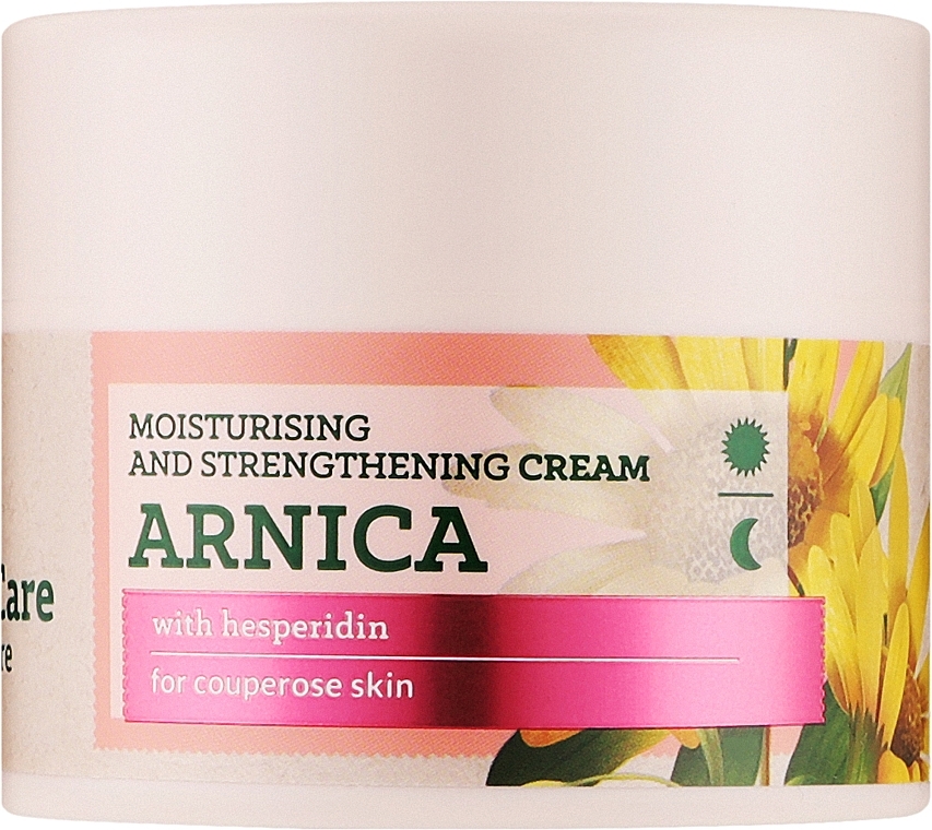 Feuchtigkeitsspendende und stärkende Gesichtscreme mit Arnika - Farmona Herbal Care Arnica Moisturizing Cream — Bild N1