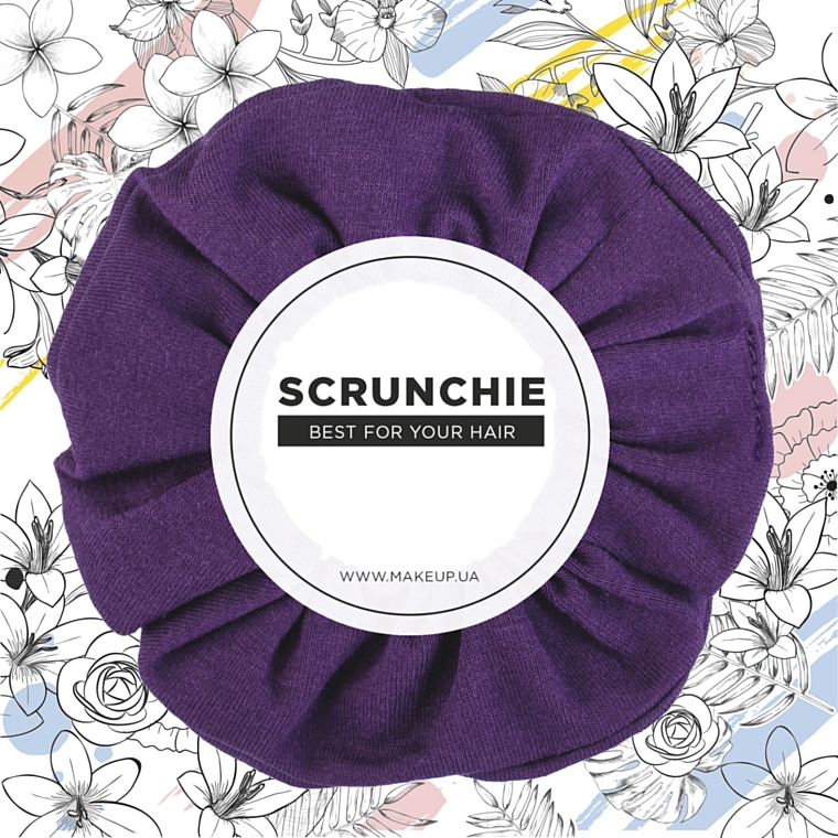 Haargummi violett Knit Classic - MAKEUP Hair Accessories — Bild N1