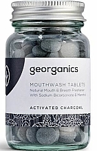 Düfte, Parfümerie und Kosmetik Mundwassertabletten mit Aktivkohle - Georganics Mouthwash Tablets Activated Charcoal