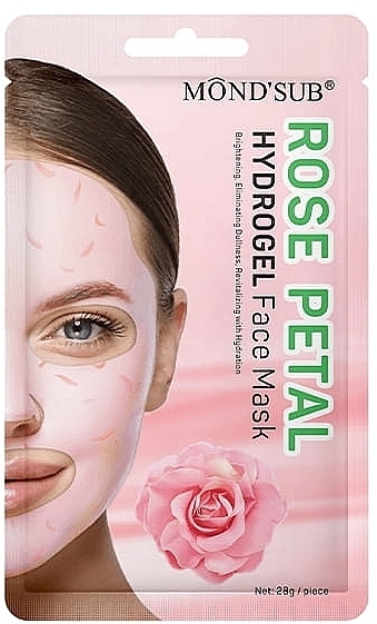 Tuchmaske - Mond'Sub Rose Petal Hydrogel Face Mask  — Bild N1