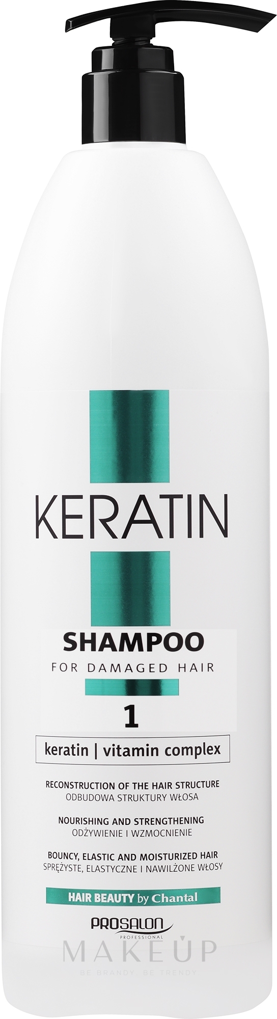 Shampoo mit Keratin für strapaziertes Haar - Prosalon Keratin Shampoo — Bild 1000 g