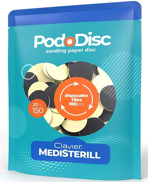 Ersatzscheiben für Pediküre-Disk M 150/20 mm - Clavier Medisterill PodoDisc — Bild N1