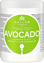 Regenerierende und pflegende Haarmaske mit Avocadoöl - Kallos Cosmetics KJMN Avocado Hair Mask — Bild N1