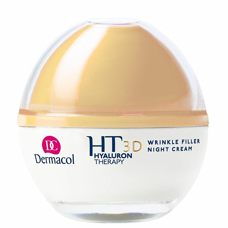 Nachtcreme mit reiner Hyaluronsäure - Dermacol Hyaluron Therapy 3D Wrinkle Night Filler Cream — Foto N2