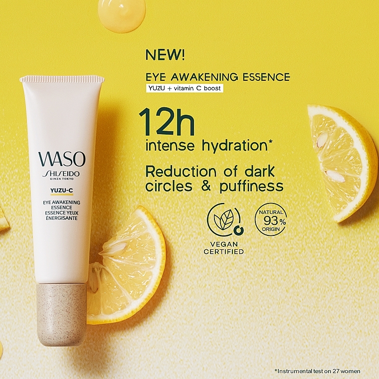 Essenz für die Augenpartie - Shiseido Waso Yuzu-C Eye Awakening Essence — Bild N4