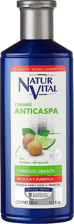 Anti-Schuppen Shampoo für fettiges Haar - Natur Vital Anticaspa Shampoo — Bild N1