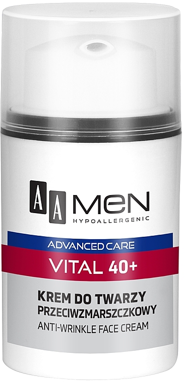 Anti-Aging Gesichtscreme - AA Men Advanced Care Vital 40+ Face Cream Anti-Wrinkle — Bild N2