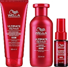 Haarpflegeset - Wella Professionals Ultimate Repair (Shampoo 250ml + Conditioner 200ml + Haarserum 30ml) — Bild N3
