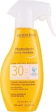 Unsichtbares Sonnenschutzspray für Gesicht und Körper  - Bioderma Photoderm Invisible Spray SPF30 — Bild N2