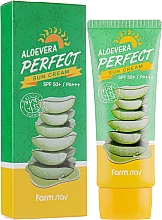 Düfte, Parfümerie und Kosmetik Sonnenschutzcreme mit Aloe SPF50+ - FarmStay Aloevera Perfect Sun Cream SPF50+ PA+++