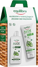 Düfte, Parfümerie und Kosmetik Haarpflegeset - Equilibra Aloe (Haarshampoo 250ml + Conditioner 200ml)
