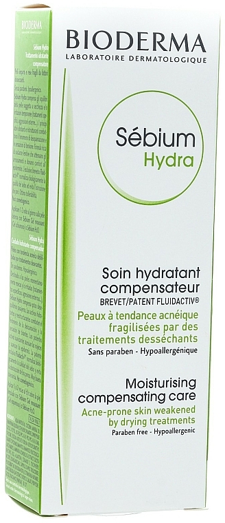 Feuchtigkeitsspendende Gesichtscreme für zu Akne neigende Haut - Bioderma Sebium Hydra Moisturising Cream — Bild N4