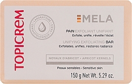 Düfte, Parfümerie und Kosmetik Peelingseife für Gesicht und Körper - Topicrem Mela Unifying Exfoliating Bar