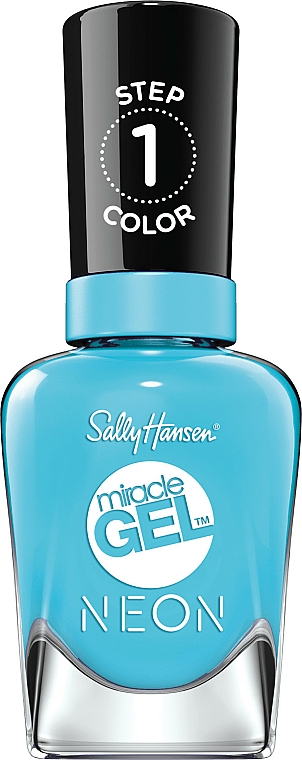 Nagellack mit Gel-Effekt - Sally Hansen Miracle Gel Neon Step 1 Nail Polish — Bild N2