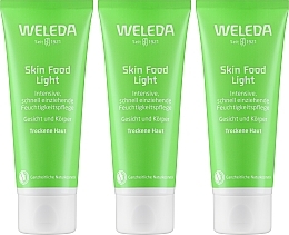 Gesichts- und Körperpflegeset - Weleda Skin Food Light Multipack (Feuchtigkeitscreme 3x75ml) — Bild N2