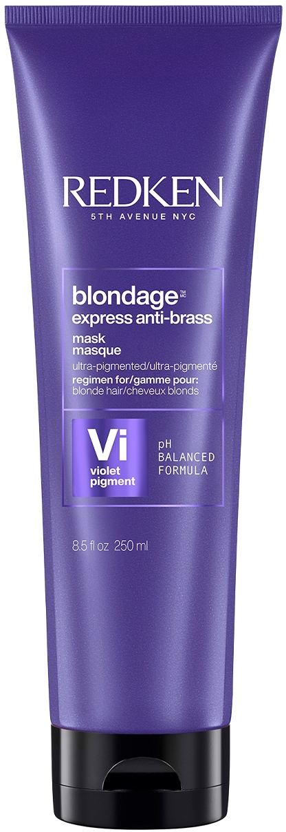 Haarmaske gegen Gelbstich - Redken Color Extend Blondage Express Anti-Brass Mask — Bild 250 ml