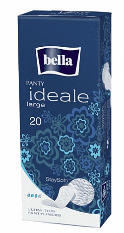 Slipeinlagen Panty Ideale Ultra Thin Large Stay Softi 20 St. - Bella — Bild N1