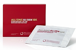 Intensiv aufhellende Gesichtsmaske - All Sins 18k All Skin Intensive Whitening Mask — Bild N1