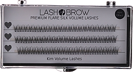 Wimperbuscheln-Set - Lash Brow Premium Flare Silk Kim Volume Lashes — Bild N1