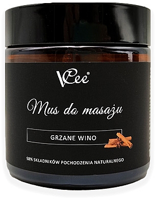 Veganes Massage-Mousse - VCee Mulled Wine Massage Mousse — Bild N1