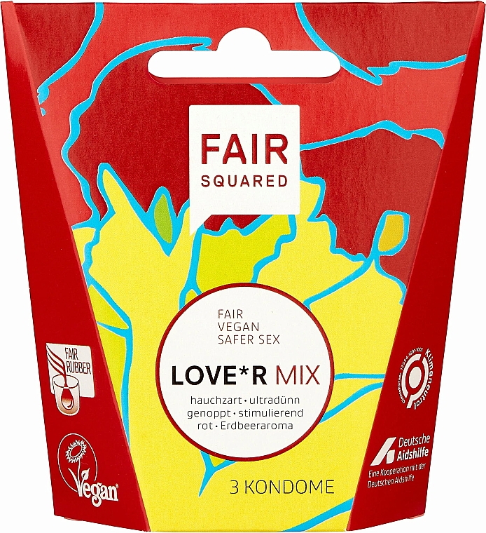 Kondomen 3 St. - Fair Squared Love*R Mix Condoms — Bild N1