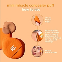 Real Techniques Mini Miracle Concealer Puff  - Make-up-Schwamm-Set 6 St. — Bild N9