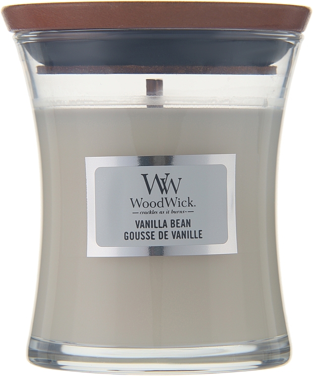 Duftkerze im Glas Vanilla Bean - WoodWick Hourglass Candle Vanilla Bean — Bild N1