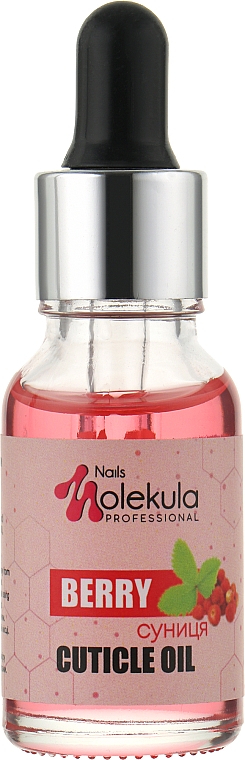 Nagelhautpflegeöl mit Erdbeere - Nails Molekula Professional Cuticle Oil — Bild N1