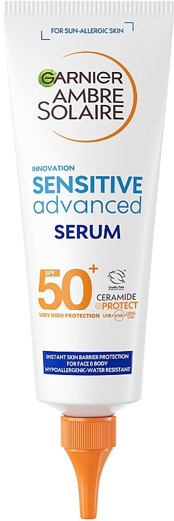 Sonnenschutzserum für den Körper - Garnier Ambre Solaire Sensitive Advanced Serum SPF50+ — Bild N1