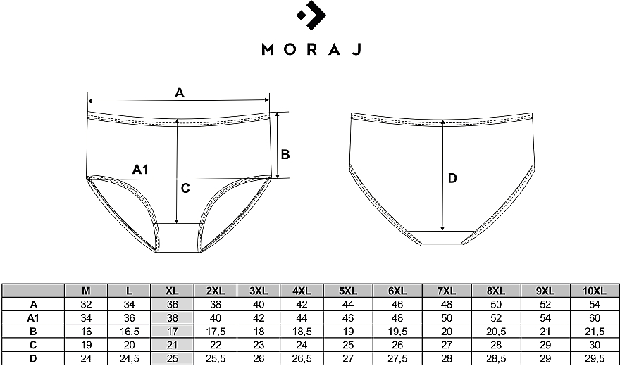 Damenhöschen mit Spitze BDM700-002 bordeauxrot - Moraj — Bild N3