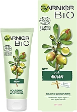 Nährende und feuchtigkeitsspendende Gesichtscreme mit Arganöl und Aloe vera - Garnier Bio Argan — Bild N2