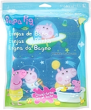Düfte, Parfümerie und Kosmetik Badeschwamm Peppa Pig 3 St. Weltraum rosa - Suavipiel Peppa Pig Bath Sponge