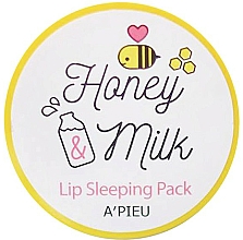 Nachtmaske für die Lippen mit Milch und Honig - A'pieu Honey & Milk Lip Sleeping Pack — Bild N3