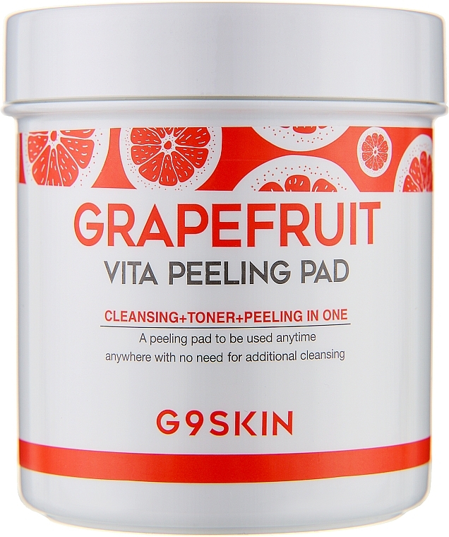 Peeling-Pads zur Hautreinigung mit Grapefruit - G9Skin Grapefruit Vita Peeling Pad — Bild N1